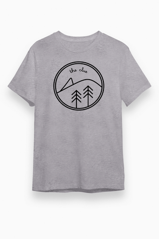 Herren Classic T-Shirt Grau von The Clue Clothing im Sale