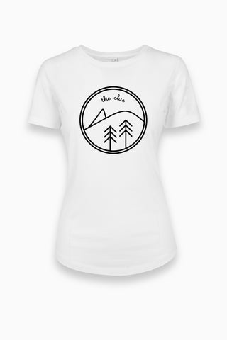 Damen Classic T-Shirt in Weiß im Sale - The Clue Clothing