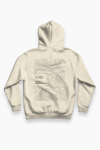 Unisex Hoodie „Origin“ in Beige von The Clue Clothing