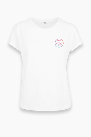 Damen T-Shirt "Culture" in Weiß von The Clue Clothing