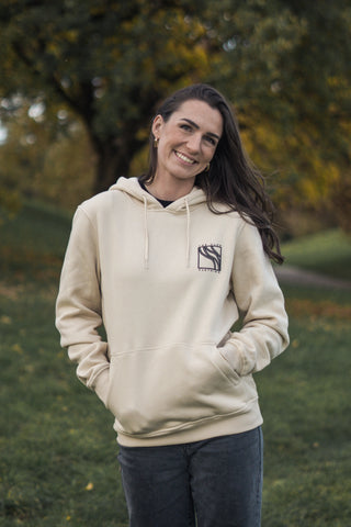 Damen Hoodie Origin Beige Unisex
