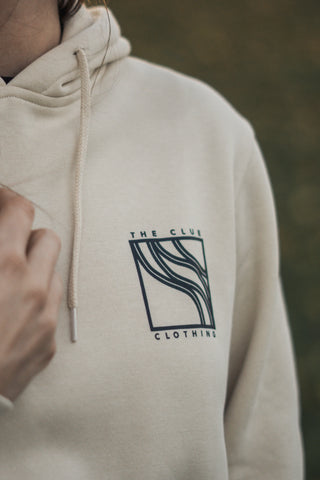 Damen Hoodie Origin Beige Unisex