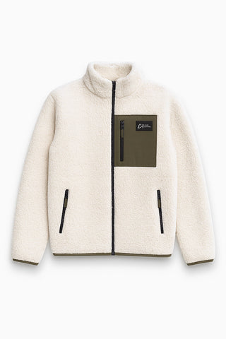 Damen Sherpa Fleece Jacke Unisex